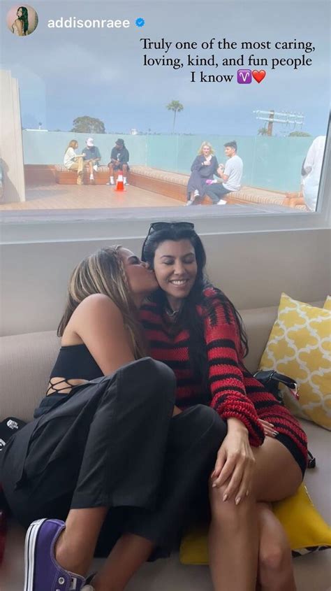 kourtney rae|Kourtney Kardashian Wishes Addison Rae Happy Birthday, Posts Flash.